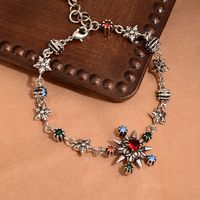 Le Cuivre Style Simple Style Classique Placage Bloc De Couleur Strass Bracelets main image 1