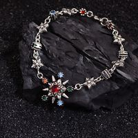 Le Cuivre Style Simple Style Classique Placage Bloc De Couleur Strass Bracelets main image 5