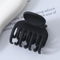 Simple Style Classic Style Solid Color Plastic Resin Stoving Varnish Hair Claws sku image 4