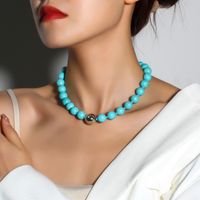 Elegant Retro Geometric Plastic Women's Necklace main image video