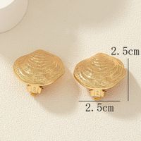 1 Pair Lady Classic Style Shell Copper Ear Cuffs main image 2