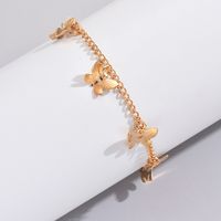 Lady Beach Butterfly Alloy Women's Anklet main image 3