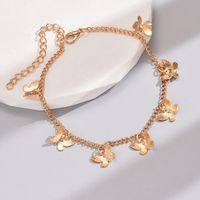 Lady Beach Butterfly Alloy Women's Anklet main image 5