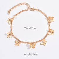 Lady Beach Butterfly Alloy Women's Anklet main image 7