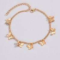 Lady Beach Butterfly Alloy Women's Anklet main image 4