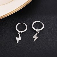 1 Pair Casual Vacation Lightning 304 Stainless Steel Steel Drop Earrings main image 5