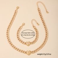 Simple Style Heart Shape Alloy Women's Jewelry Set main image 7