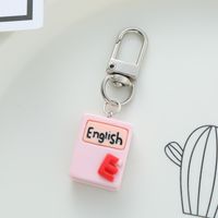 Cute Cartoon Alloy Resin Bag Pendant Keychain main image 5