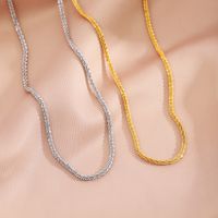 304 Stainless Steel Casual Modern Style Solid Color Necklace main image 1