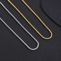 304 Stainless Steel Casual Modern Style Solid Color Necklace main image 5