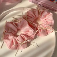 Women's Sweet Simple Style Solid Color Cloth Hair Tie main image 4