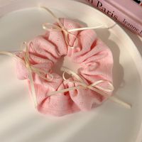 Women's Sweet Simple Style Solid Color Cloth Hair Tie sku image 1