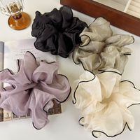 Women's Elegant Romantic Solid Color Chiffon Hair Tie main image 2