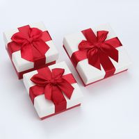Simple Style Bow Knot Paper Jewelry Boxes main image 2