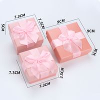 Simple Style Bow Knot Paper Jewelry Boxes sku image 14