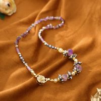 Retro U Shape Freshwater Pearl Glass Beaded Women's Bracelets Necklace main image 2
