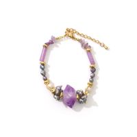 Retro U Shape Freshwater Pearl Glass Beaded Women's Bracelets Necklace sku image 1
