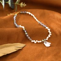 Style Simple Style Classique Forme En U Cristal Artificiel Perle D'eau Douce Le Cuivre Perlé Femmes Bracelets Collier main image 4