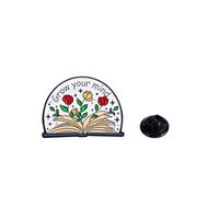Simple Style Book Rose Alloy Enamel Unisex Brooches sku image 2