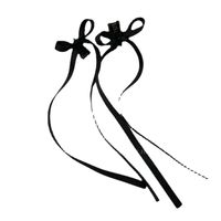Women's Simple Style Classic Style Bow Knot Plastic Cloth Braid Hair Clip main image 3