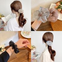 Women's Elegant Solid Color Organza Hair Tie main image 1