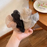 Women's Elegant Solid Color Organza Hair Tie main image 2