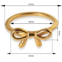 304 Stainless Steel Simple Style Solid Color Rings sku image 10