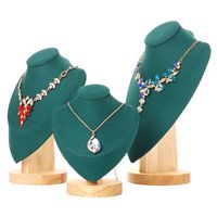 Modern Style Simple Style Portrait Solid Wood Jewelry Rack main image 4