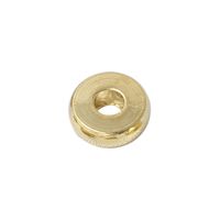 10 PCS/Package Diameter 3mm Diameter 4mm Diameter 5mm Copper 18K Gold Plated Solid Color Polished Spacer Bars main image 4