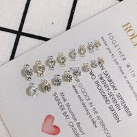 100 Pièces/Paquet Diamètre 3mm Diamètre 4mm Diamètre 5mm Le Cuivre Strass Plaqué Or 14K Rond Brillant Pendentif main image 3