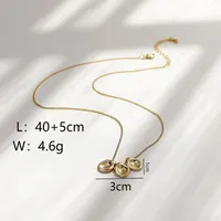 Copper 18K Gold Plated IG Style Simple Style Geometric Pendant Necklace main image 2