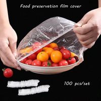 Classic Style Solid Color Plastic Preservative Film 100 PCS/Package main image 1