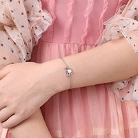 Titanium Steel 18K Gold Plated Retro Simple Style Butterfly Bracelets Earrings Necklace main image 9