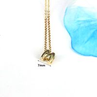 Copper 18K Gold Plated Simple Style Classic Style Plating Letter Pendant Necklace sku image 13