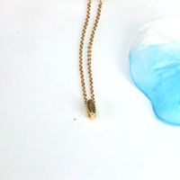 Copper 18K Gold Plated Simple Style Classic Style Plating Letter Pendant Necklace sku image 9