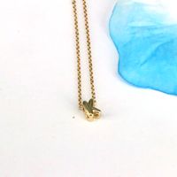 Copper 18K Gold Plated Simple Style Classic Style Plating Letter Pendant Necklace main image 8