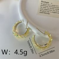1 Pair Lady Simple Style Geometric Plating Inlay Copper Zircon 18K Gold Plated Ear Studs sku image 2