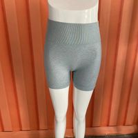 Femmes Gym Yoga Style Simple Des Sports Couleur Unie Shorts Leggings Pantalons Moulants main image 2
