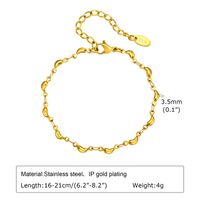 Stainless Steel 18K Gold Plated Simple Style Geometric Necklace sku image 1