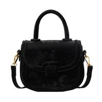 Women's Medium Pu Leather Solid Color Classic Style Streetwear Magnetic Buckle Shoulder Bag Handbag Crossbody Bag sku image 1