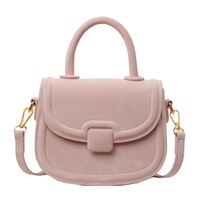 Women's Medium Pu Leather Solid Color Classic Style Streetwear Magnetic Buckle Shoulder Bag Handbag Crossbody Bag sku image 3