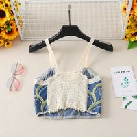 Women's Vest Tank Tops Knitted Simple Style Waves main image 5