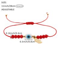 Bohemian Geometric Devil's Eye Artificial Crystal Rope Women's Drawstring Bracelets main image 2