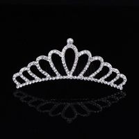 Princess Crown Alloy Rhinestones Crown sku image 2