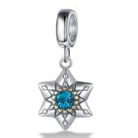 1 Pièce Argent Sterling Zircon Irrégulier Livre Libellule Pendentif sku image 3