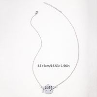 304 Stainless Steel Preppy Style Classic Style Hollow Out Doctoral Cap Pendant Necklace main image 6
