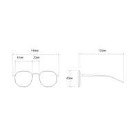 Simple Style Classic Style Color Block Pc Square Full Frame Women's Sunglasses main image 5