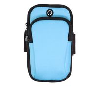 Unisex Sports Solid Color SBR Waist Bags sku image 5