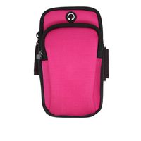 Unisex Sports Solid Color SBR Waist Bags sku image 4