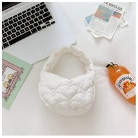 Girl's Nylon Solid Color Elegant Dumpling Shape Zipper Handbag main image 4